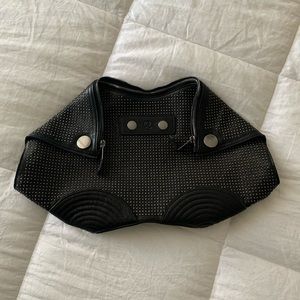 Alexander McQueen studded De Manta Clutch